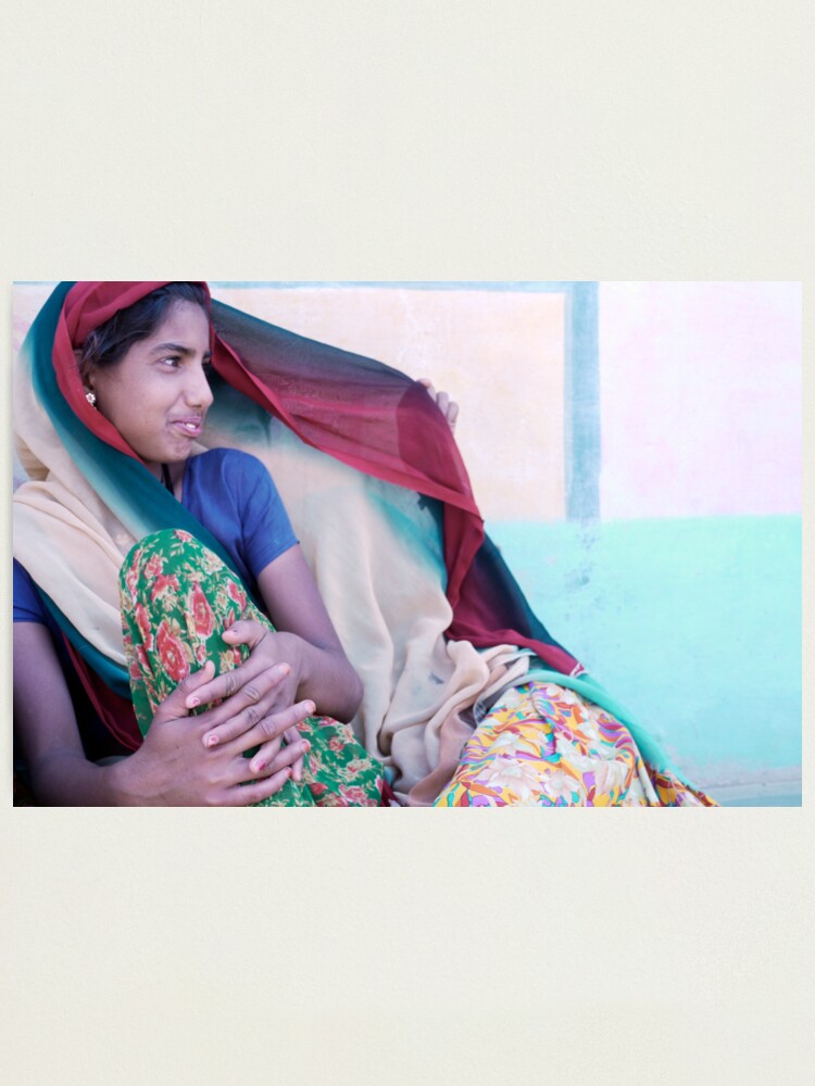 Alternate view of shyness Photographic Print