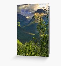 High Country - Glacier National Park Greeting Card