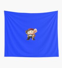 Chibi 11th Doctor Wall Tapestry
