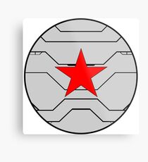 Winter-Soldat-Schild Metallbild