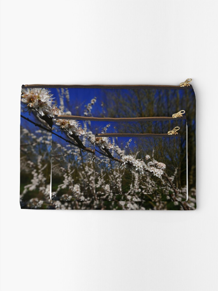 Alternate view of Blackthorn (Prunus spinosa) Zipper Pouch