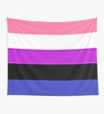 Genderfluid Flag Wall Tapestry