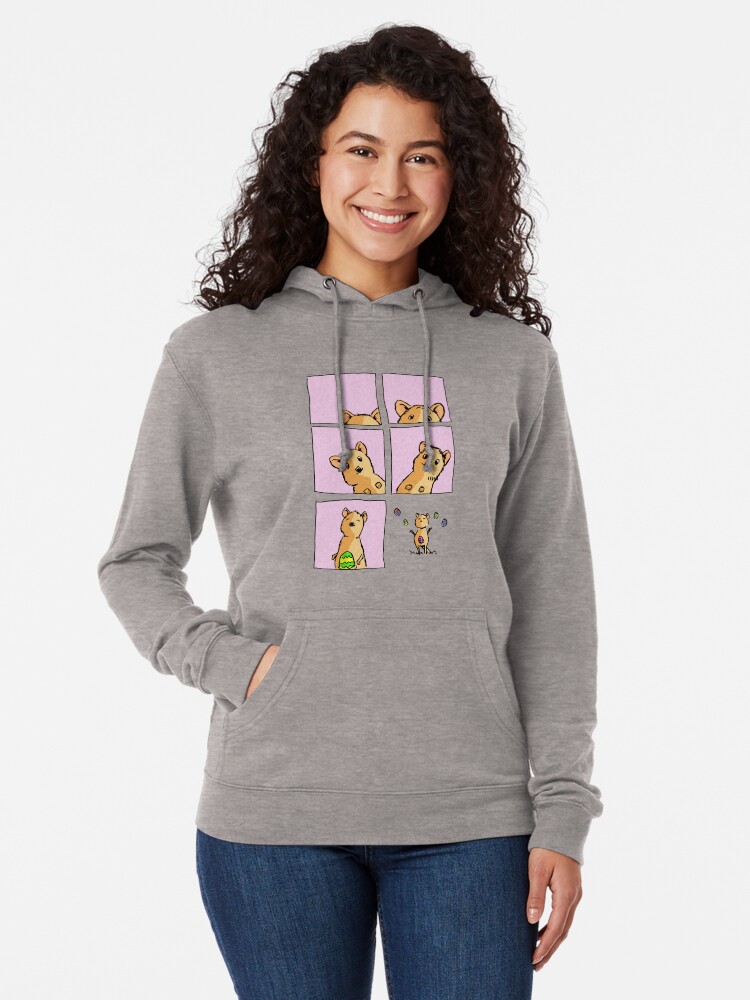 Alternate view of Cute Easter Quokka Lightweight Hoodie