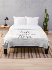 Tale as Old as Time Throw Blanket