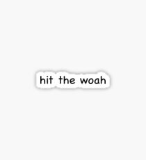 Pegatina Golpea el woah