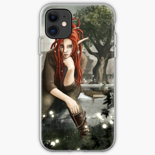 Siteya Ganaya, elf priestess and healer iPhone Soft Case