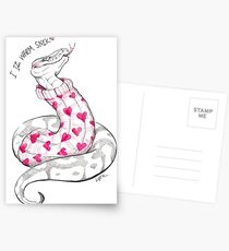 Warm Snek Postcards