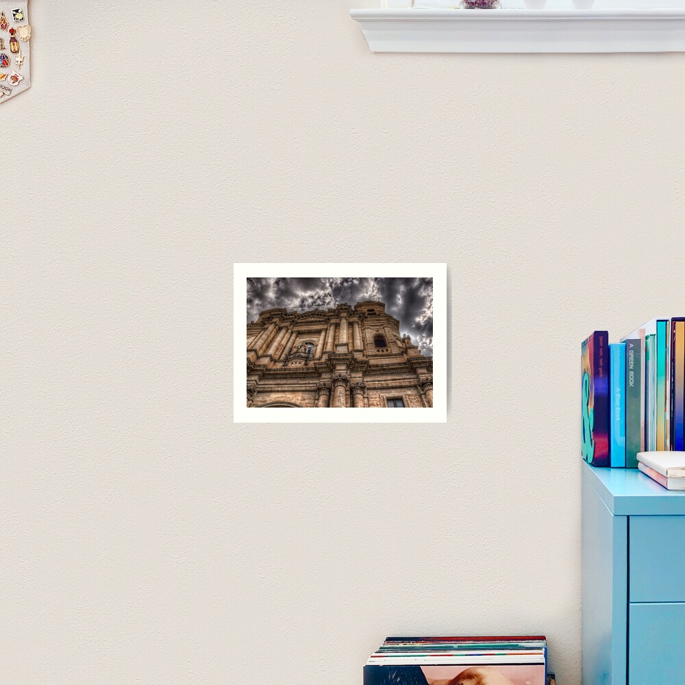La chiesa di San Francesco - Catania Art Print