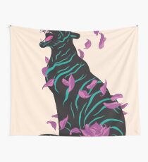 Schwarzer Tiger Wandbehang