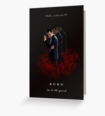 Moriarty: I Will Burn the Heart Out of You! Greeting Card