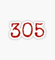 305 (Miami) Sticker