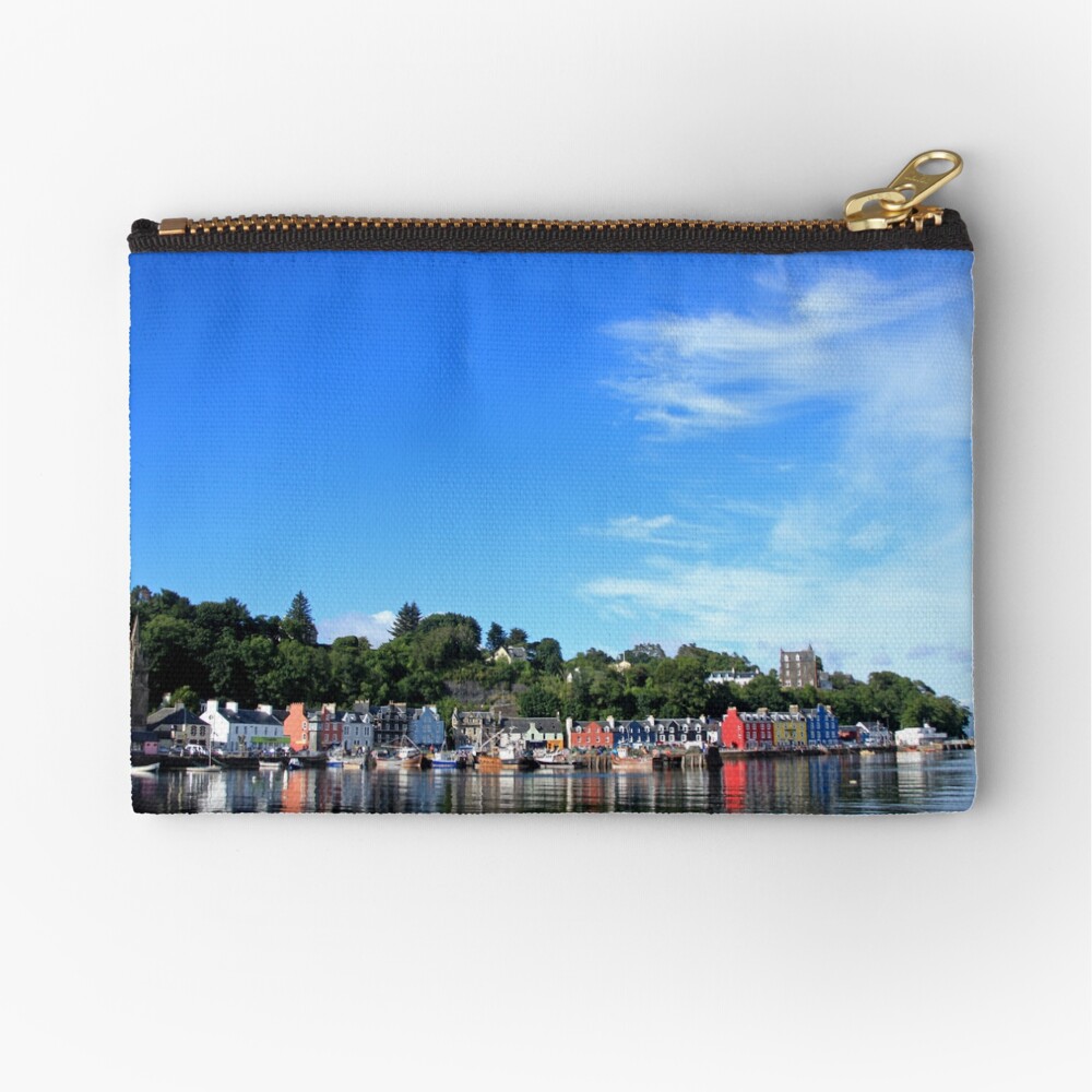 Blue Sky in Balamory Zipper Pouch