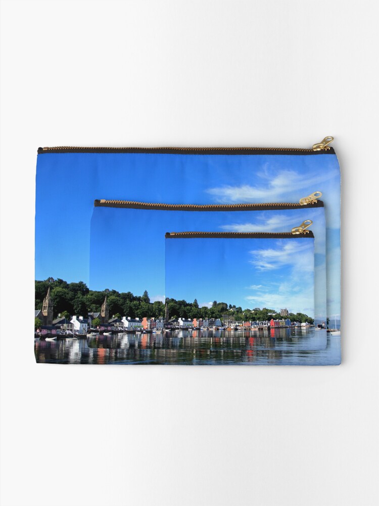 Alternate view of Blue Sky in Balamory Zipper Pouch