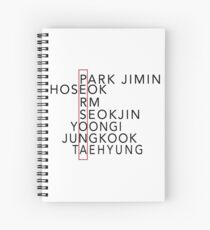 Cuaderno de espiral BTS - Persona