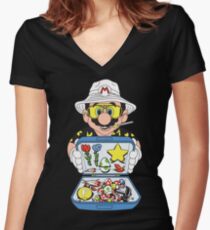Koopa Country Women's Fitted V-Neck T-Shirt
