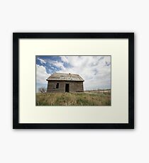 House on a Hill Framed Print