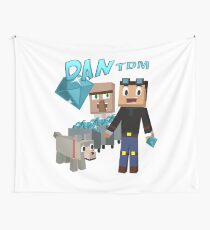 DanTDM Der Diamant Minecart - Minecraft Youtuber Wandbehang