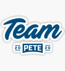 Team Pete 2020 - River Blue Sticker