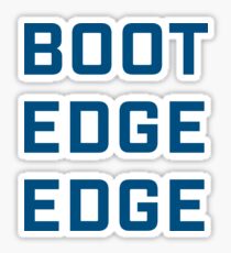 Boot Edge Edge - River Blue Sticker