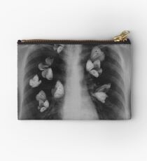 Butterflies in rib cage Studio Clutch