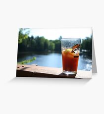 Perfect Saturday Morning Bloody Mary Greeting Card