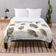Eulen Fleecedecke
