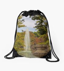 Mochila saco Spain. Madrid. Fall in Buen Retiro park.