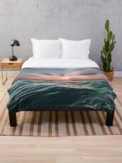 Ocean Sunrise Throw Blanket