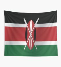 Kenia Flagge Wandbehang