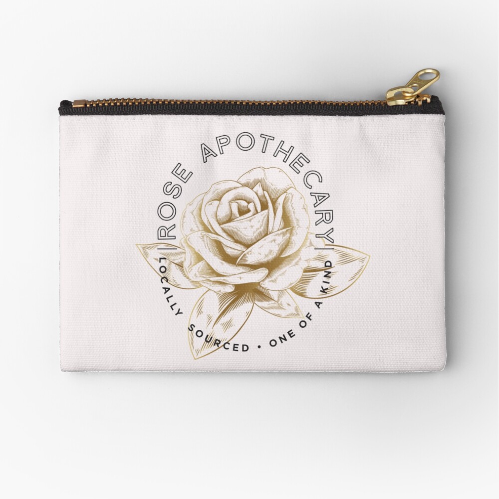 Rose Apothecary Zipper Pouch