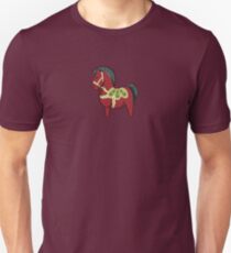 Schwedisches Pferd Slim Fit T-Shirt