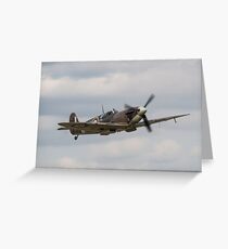 Supermarine Spitfire Vb BM597 GMKVB Greeting Card