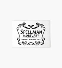 Spellman Mortuary Art Board Print