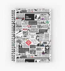 Wise Words From The Office - The Office Quotes (Variant) Spiral Notebook