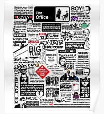 Wise Words From The Office - The Office Quotes (Variant) Poster