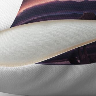 Alternate view of Not A Home Throw Pillow