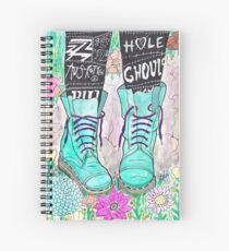 Punk Boots Spiral Notebook