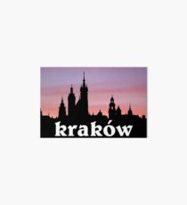 Krakow Skyline Art Board