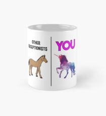Receptionist Unicorn Mug
