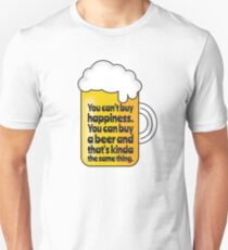Beer Proves You Can buy Happiness. Slim Fit T-Shirt