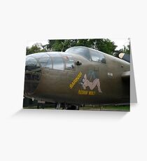 North American B-25 02 Greeting Card