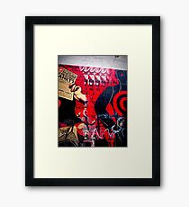 Red Framed Print