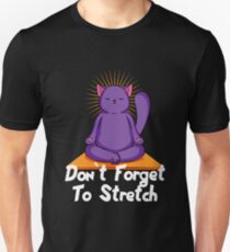 Katze Yoga Lustig Kätzchen Unisex T-Shirt