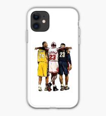 Kobe Bryant x Michael Jordan x Lebron James 'The Greatest of All Time' iPhone Case