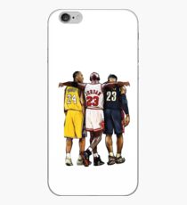 Vinilo o funda para iPhone Kobe Bryant x Michael Jordan x Lebron James & # 39; El más grande de todos los tiempos & # 39;