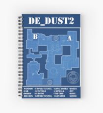 CSGO DE_Dust 2 Spiral Notebook