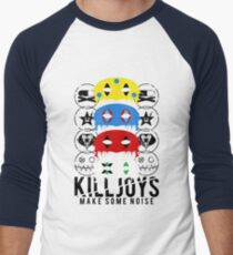 Spielverderber machen Lärm! Baseballshirt für Männer