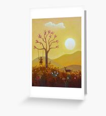 A Day In The Life Greeting Card