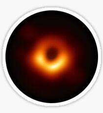 Erstes Bild eines Schwarzen Lochs - Event Horizon Telescope Sticker