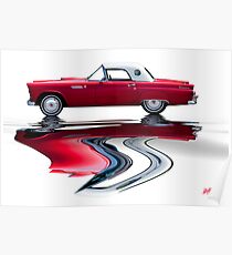 Classic T Bird Poster